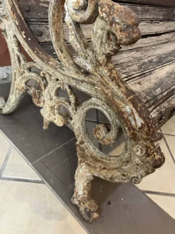 banc style colonial ancien