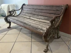 banc style colonial ancien