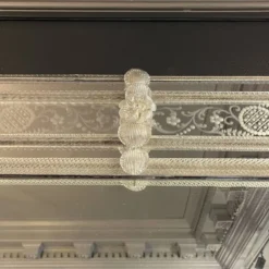 Barovier & Toso Murano, miroir à pare-closes gravées, début du XXᵉ siècle