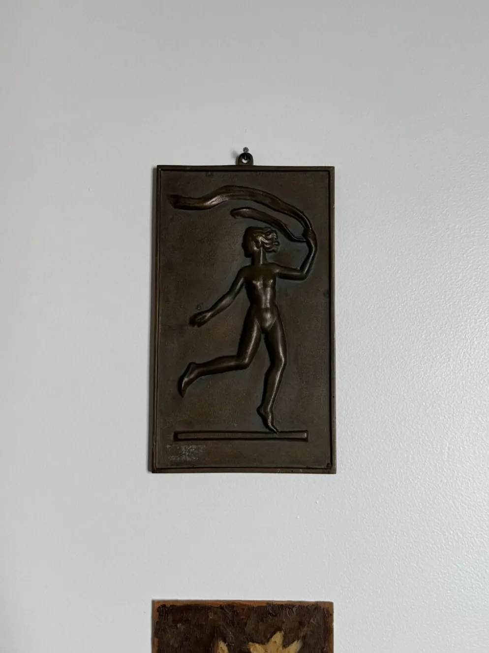 Bas-relief en bronze de David Jahrl