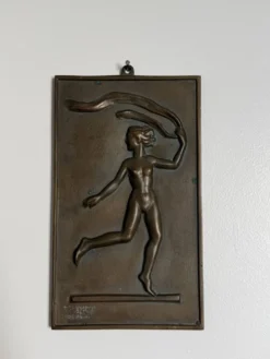 Bas-relief en bronze de David Jahrl