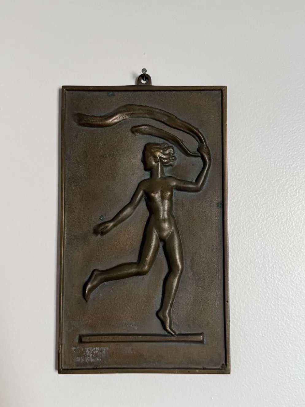 Bas-relief en bronze de David Jahrl
