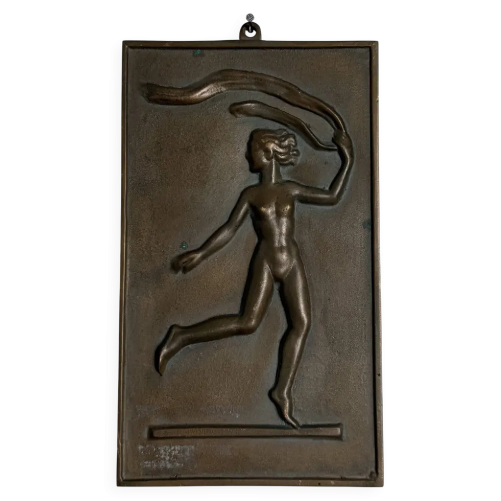 Bas-relief en bronze de David Jahrl