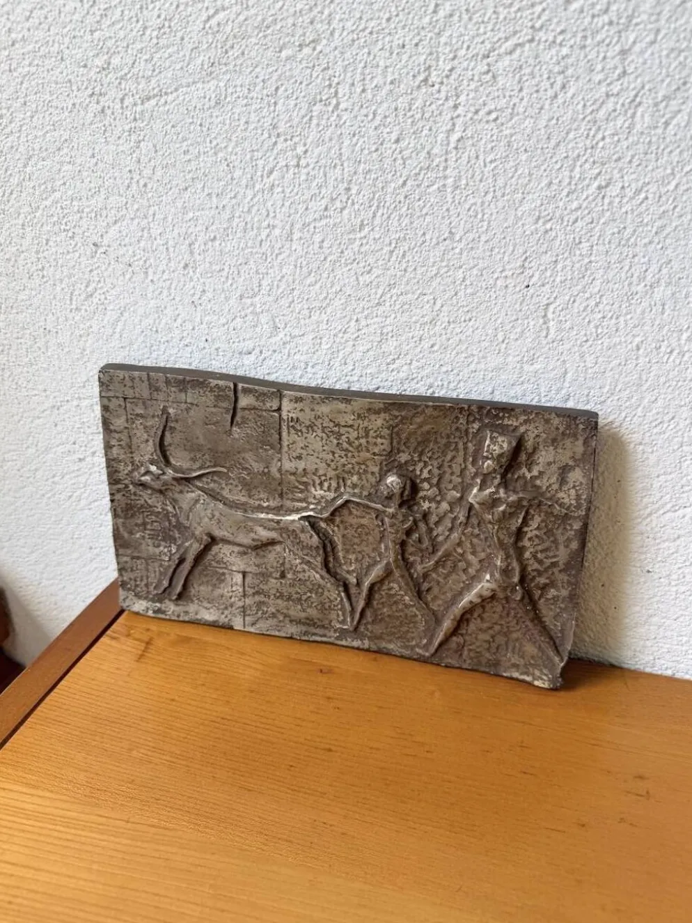 Bas-relief en bronze, milieu XXème