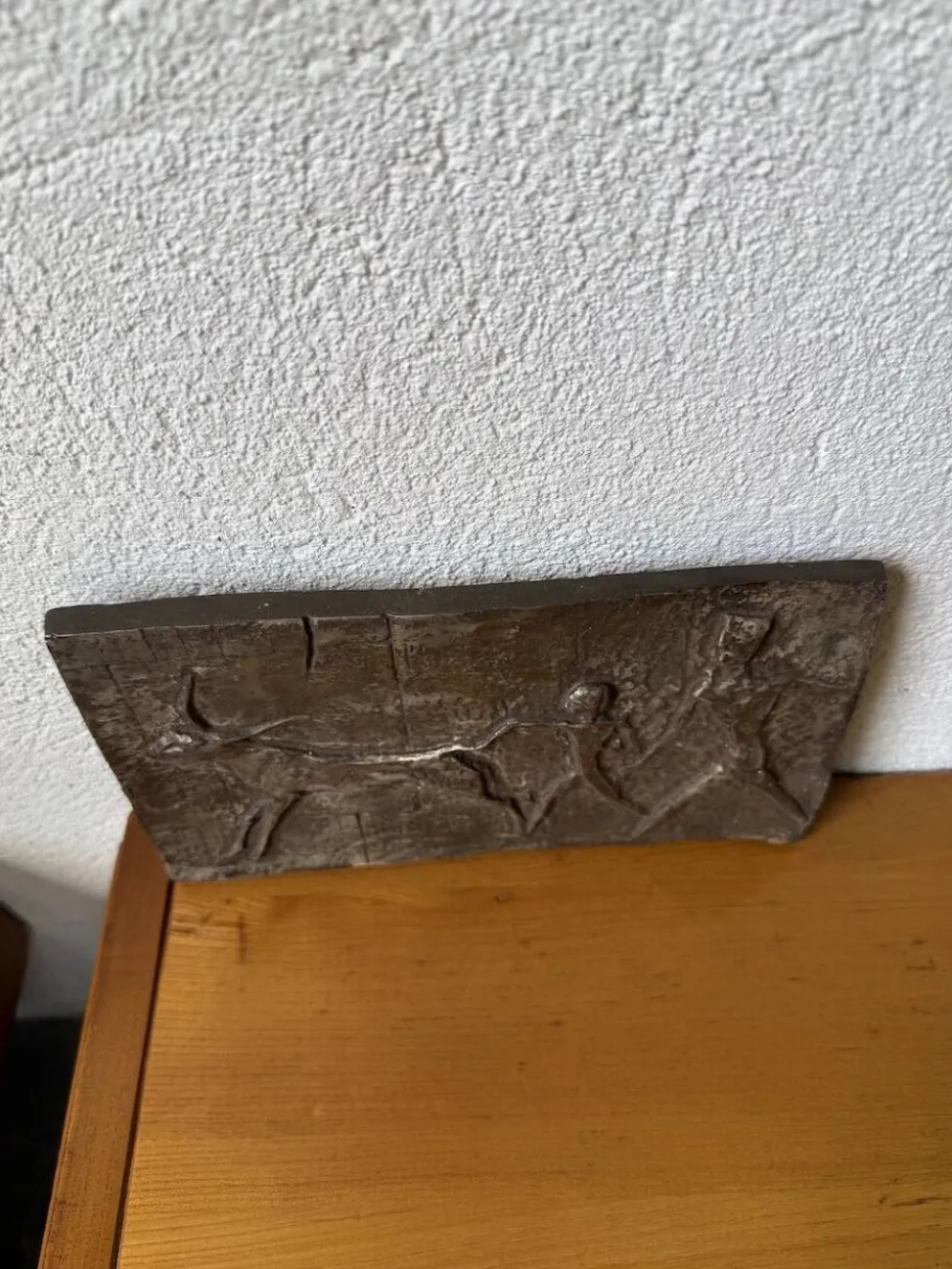 Bas-relief en bronze, milieu XXème