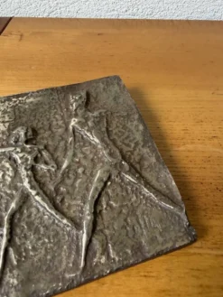 Bas-relief en bronze, milieu XXème