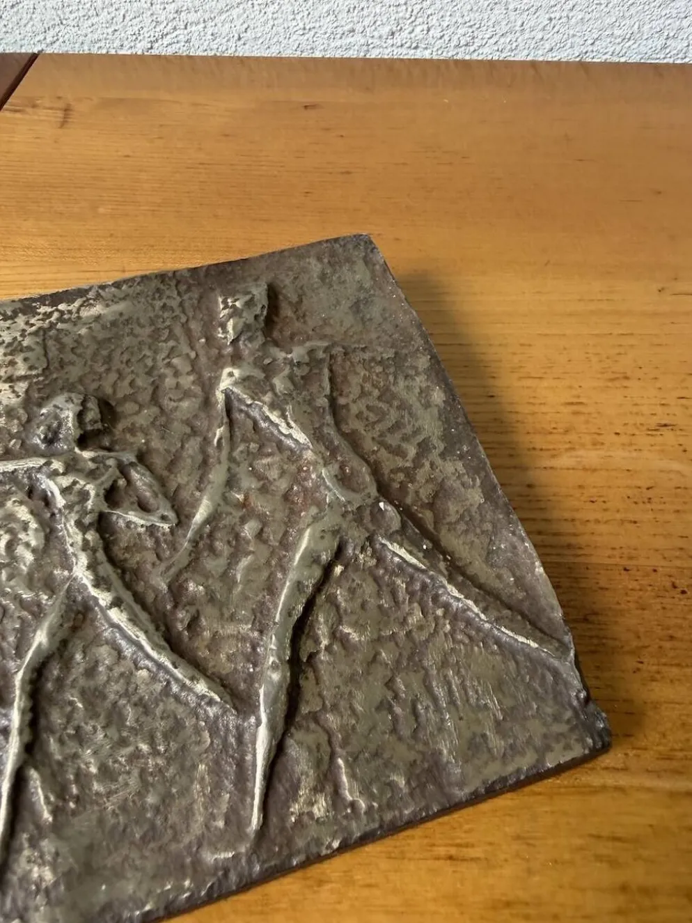 Bas-relief en bronze, milieu XXème