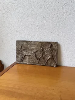 Bas-relief en bronze, milieu XXème
