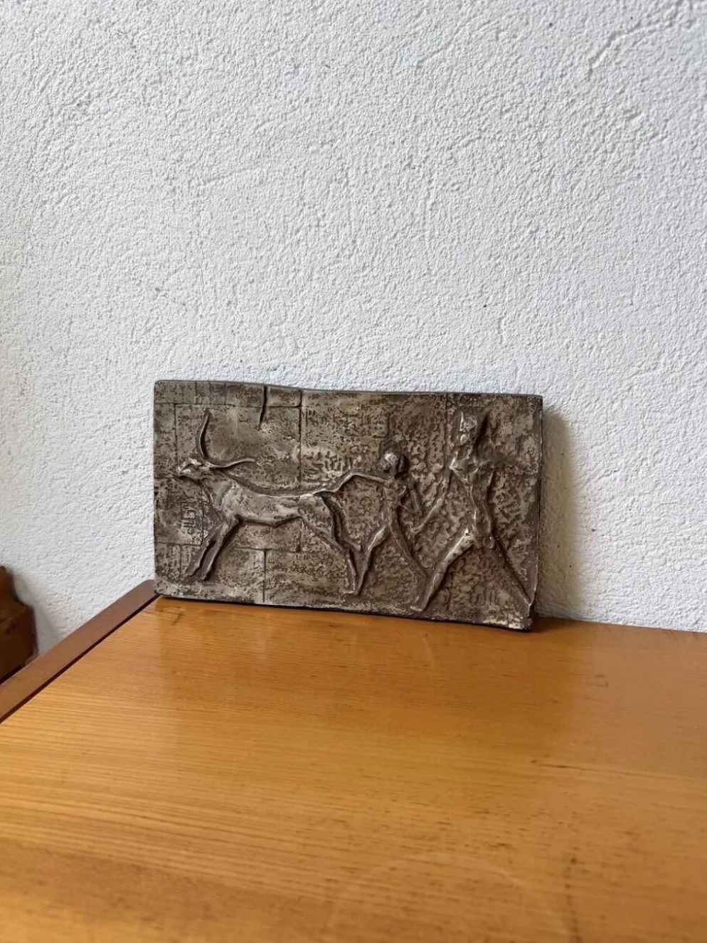 Bas-relief en bronze, milieu XXème