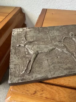 Bas-relief en bronze, milieu XXème
