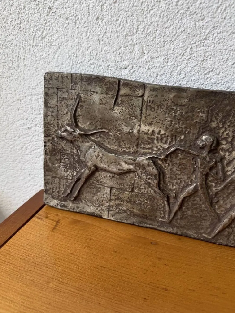 Bas-relief en bronze, milieu XXème