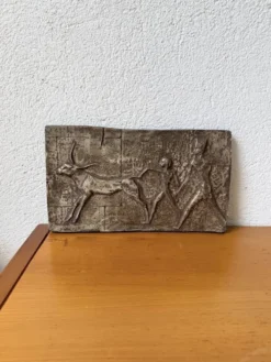 Bas-relief en bronze, milieu XXème