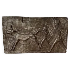 Bas-relief en bronze, milieu XXème