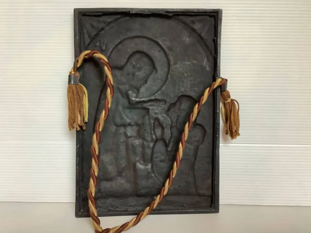 Bas relief la communion objet religieux