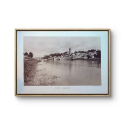 Beaumont-sur-Oise, planche photo imprimée en 1934.