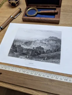 Beaumont-sur-Oise, planche photo imprimée en 1934.