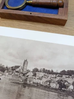 Beaumont-sur-Oise, planche photo imprimée en 1934.