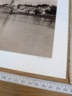 Beaumont-sur-Oise, planche photo imprimée en 1934.
