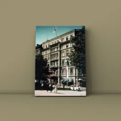 Beaux-arts Hôtel Kamp, Helsinki, 1930 avec bordure blanche, édition limitée, trouvaille rare en couleur d'origine