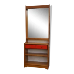 Beech mirrors, 1970s, set of 2