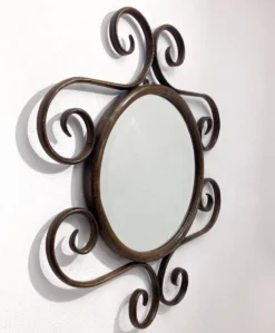 Bentwood Mirror by Thonet, 1900s