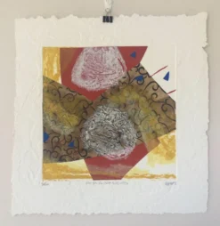 Bernard alligand,1953.arabesques,2003.gravure carborundum et collage