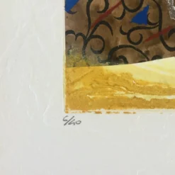 Bernard alligand,1953.arabesques,2003.gravure carborundum et collage