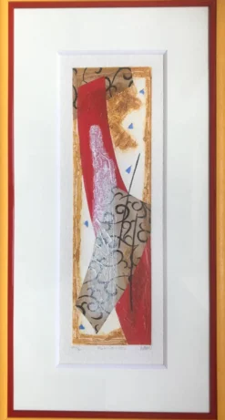 Bernard alligand (1953).braises,2002.gravure au carborundum et collage