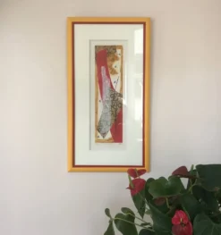 Bernard alligand (1953).braises,2002.gravure au carborundum et collage