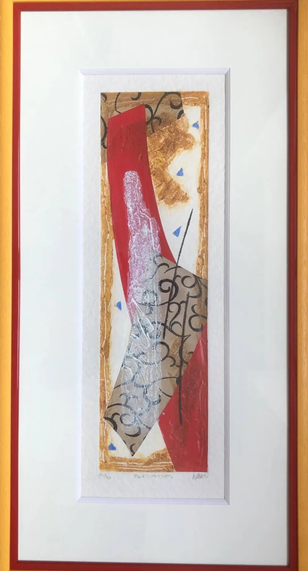 Bernard alligand (1953).braises,2002.gravure au carborundum et collage