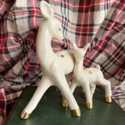 Biche en ceramique années 60