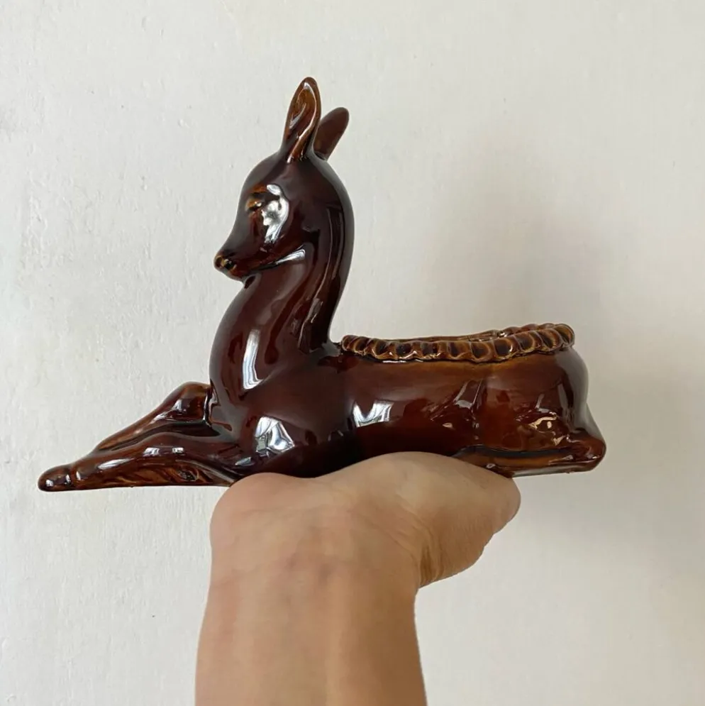 Biche en ceramique années 50-60