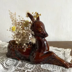 Biche en ceramique années 50-60