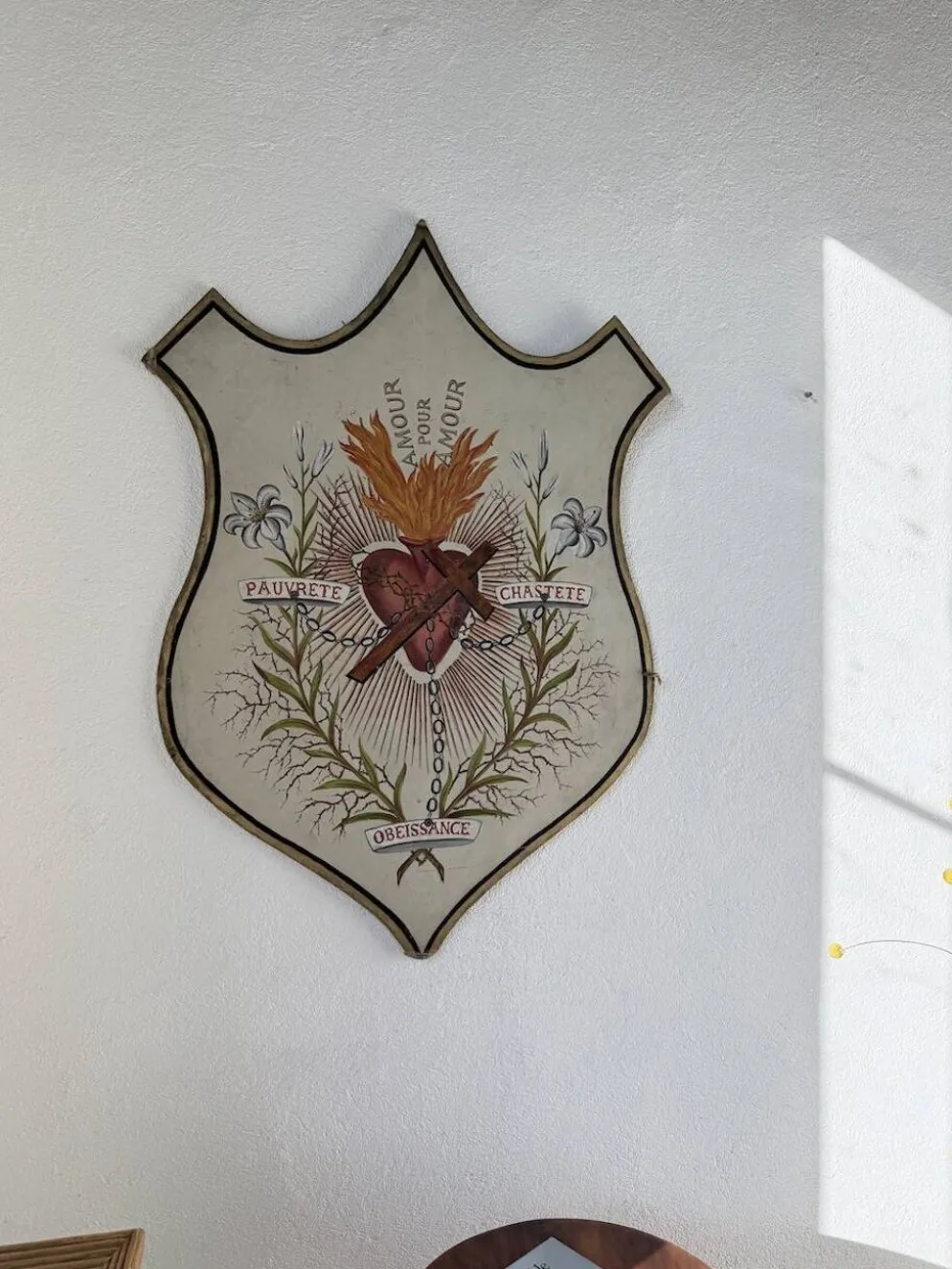 Blason sacré-coeur église XL