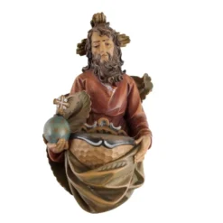 Bénitier ancien à sujet religieux, Italie, XXe siècle
