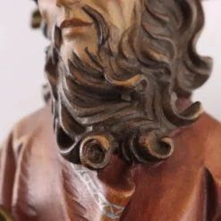 Bénitier ancien à sujet religieux, Italie, XXe siècle