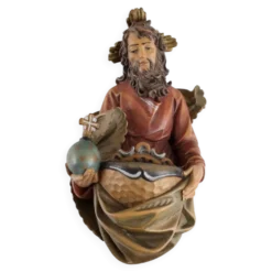 Bénitier ancien à sujet religieux, Italie, XXe siècle
