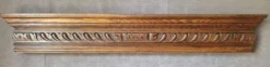 Boiserie fronton relief sculpté ornementation XIXe