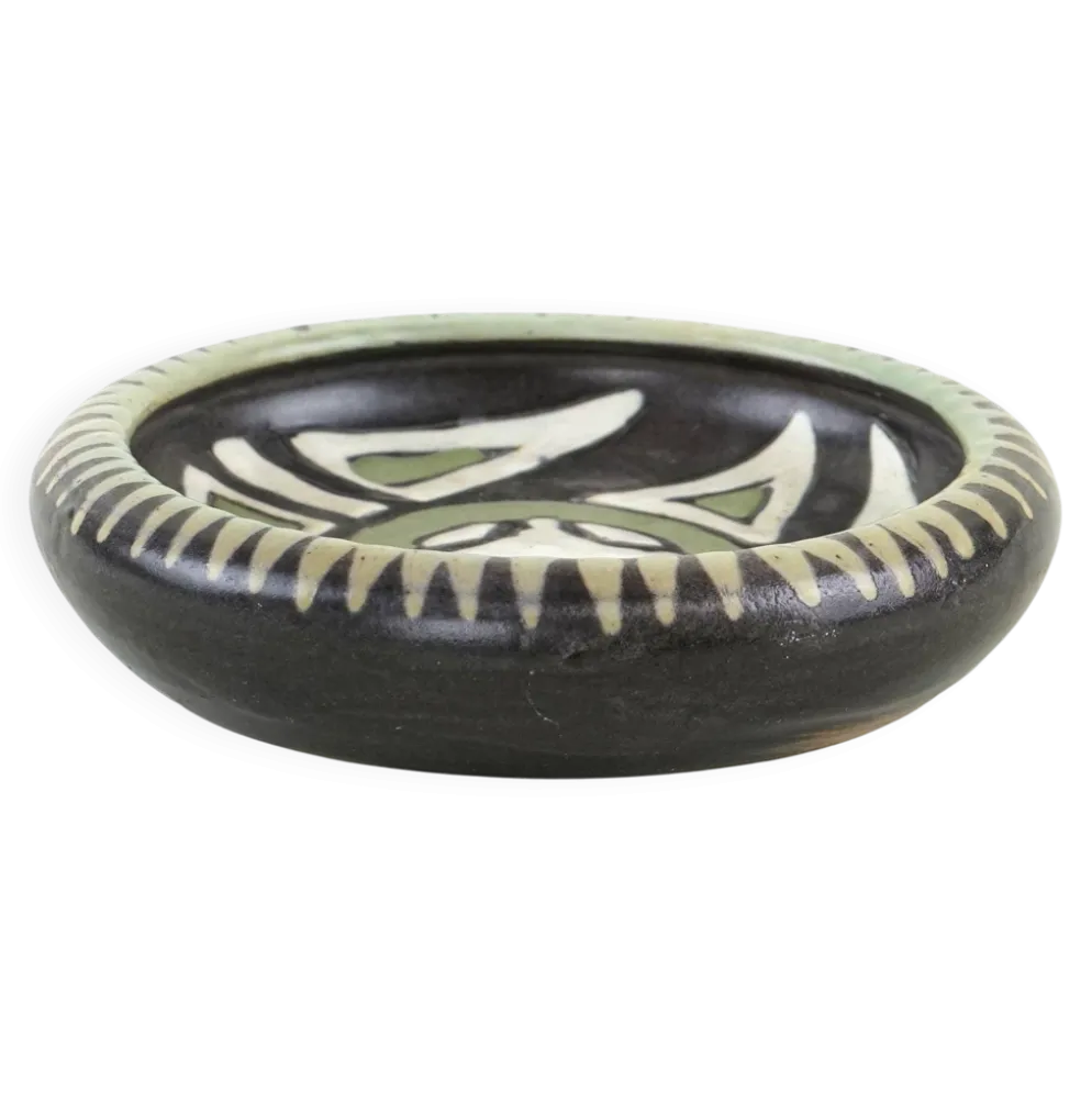 Bol en céramique, design danois, années 1960, fabriqué au Danemark