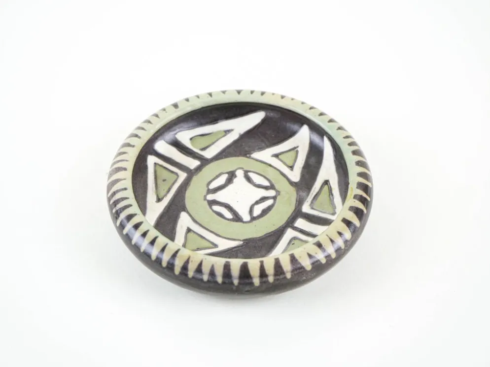 Bol en céramique, design danois, années 1960, fabriqué au Danemark