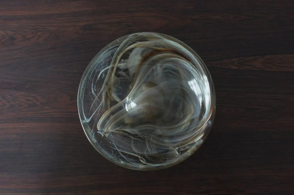 Bol en verre danois modèle 868 par Michael Bang pour Holmegaard, années 1970.