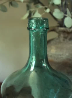 Bonbonne Dame Jeanne en verre vert 2 L Viresa