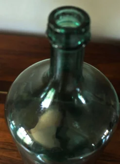 Bonbonne Dame Jeanne en verre vert 2 L Viresa