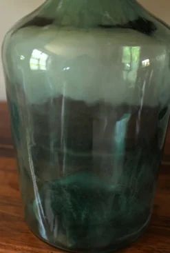 Bonbonne Dame Jeanne en verre vert 2 L Viresa