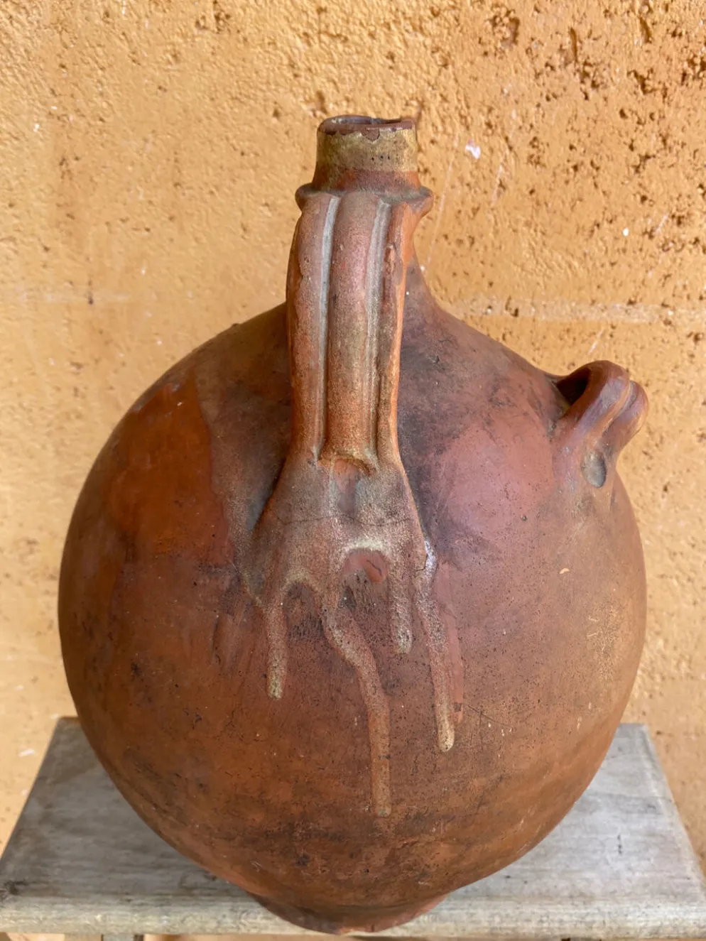 Bonbonne en grès vernissé