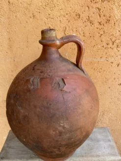 Bonbonne en grès vernissé
