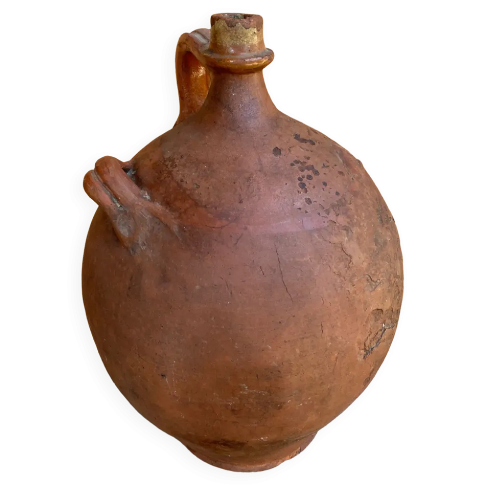 Bonbonne en grès vernissé