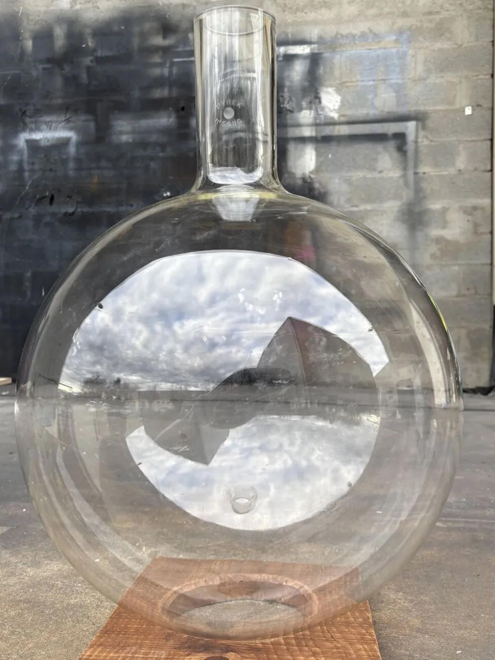 Bonbonne en verre Pyrex