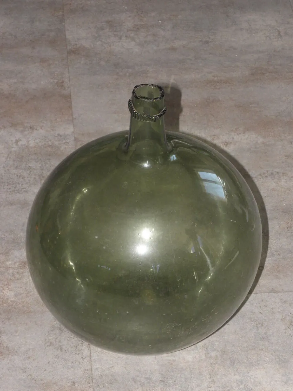 Bonbonne en verre soufflé