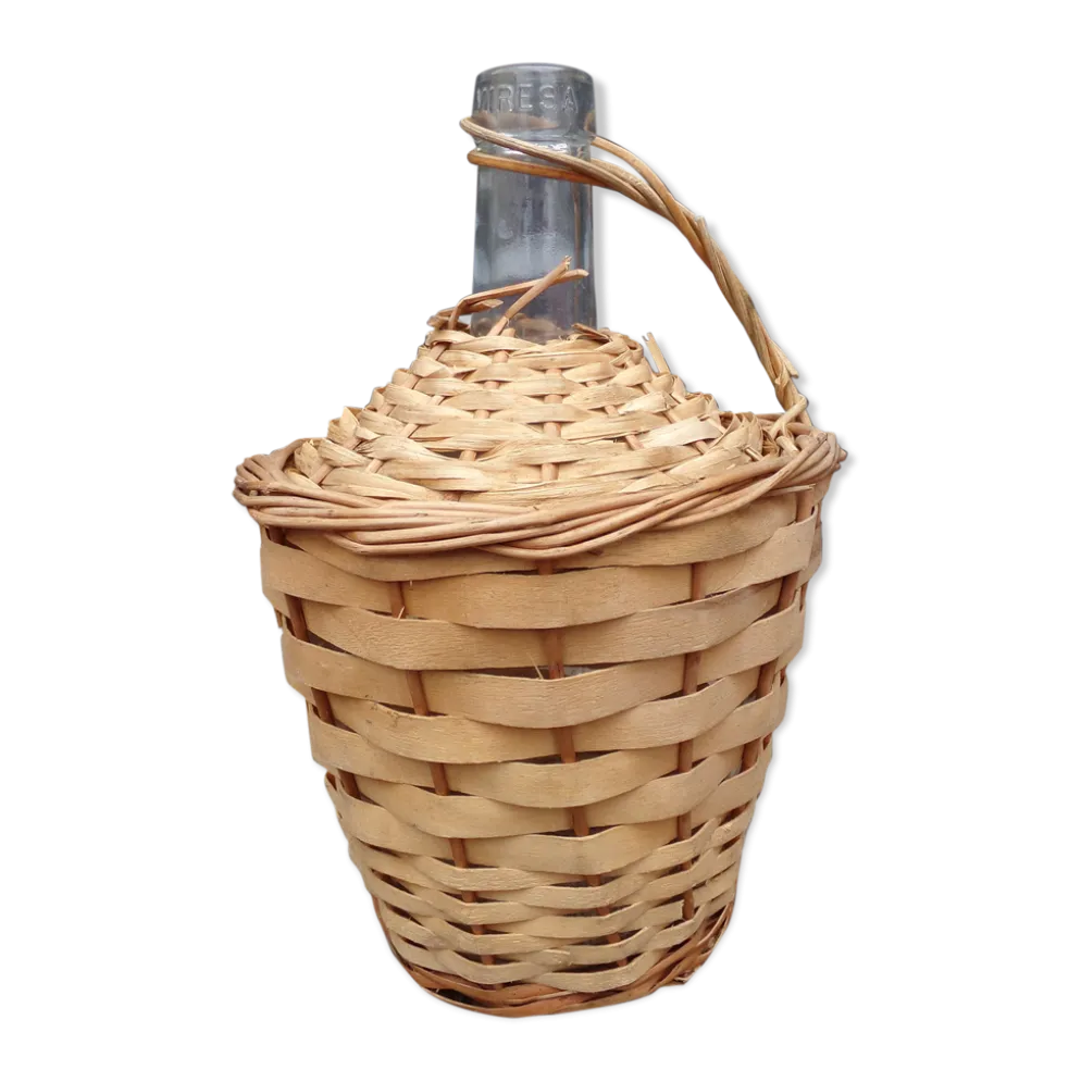 Bonbonne paillée 2 litres